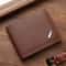Mens Leather Wallet Compact Bifold With Coin Pocket And Card Slots 7