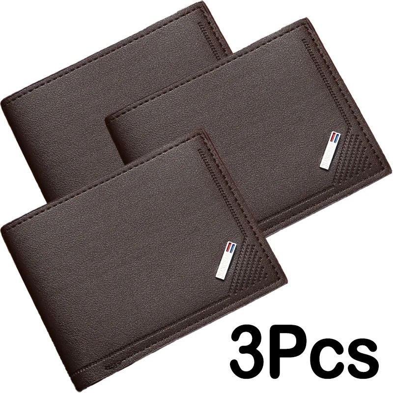 Mens Leather Wallet Compact Bifold With Coin Pocket And Card Slots 5