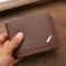 Mens Leather Wallet Compact Bifold With Coin Pocket And Card Slots 3