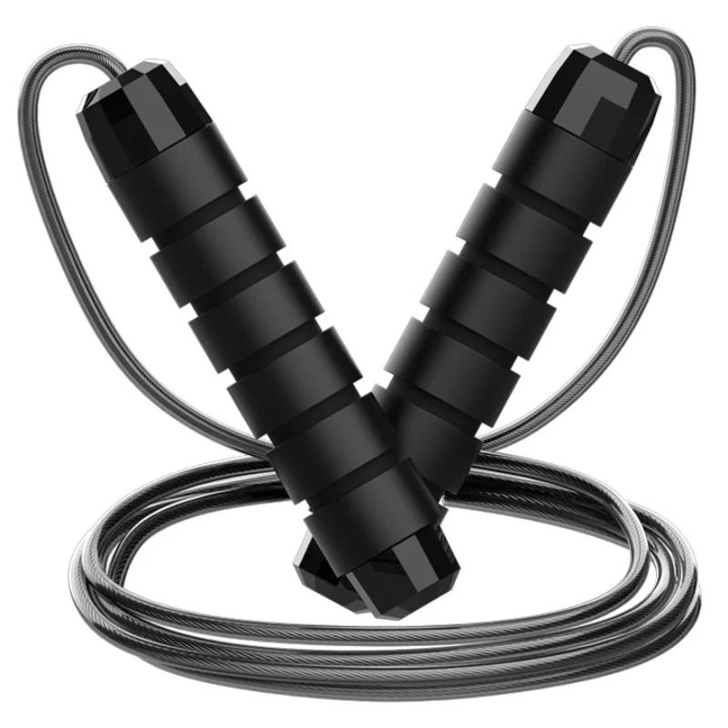 Adjustable Jump Rope Steel Wire Speed Skipping Fitness Workout Rope 0