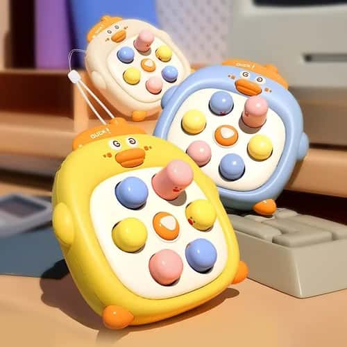 Mini Whack A Mole Toy Handheld Kids Game Hand Eye Coordination Educational Toy