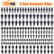 Car Retainer Clips Kit 190 Pcs Auto Trim Panel Bumper Fasteners Set 2