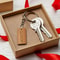 Wooden Keychain Blanks Bamboo Engraving Tags DIY Unfinished Wood Tags 50pcs 2