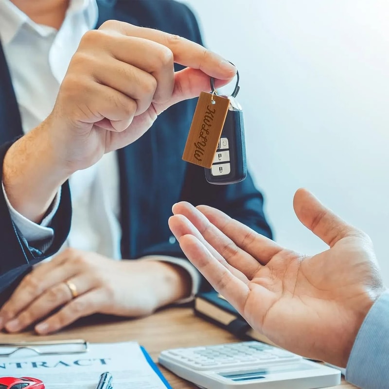 Wooden Keychain Blanks Bamboo Engraving Tags DIY Unfinished Wood Tags 50pcs 3