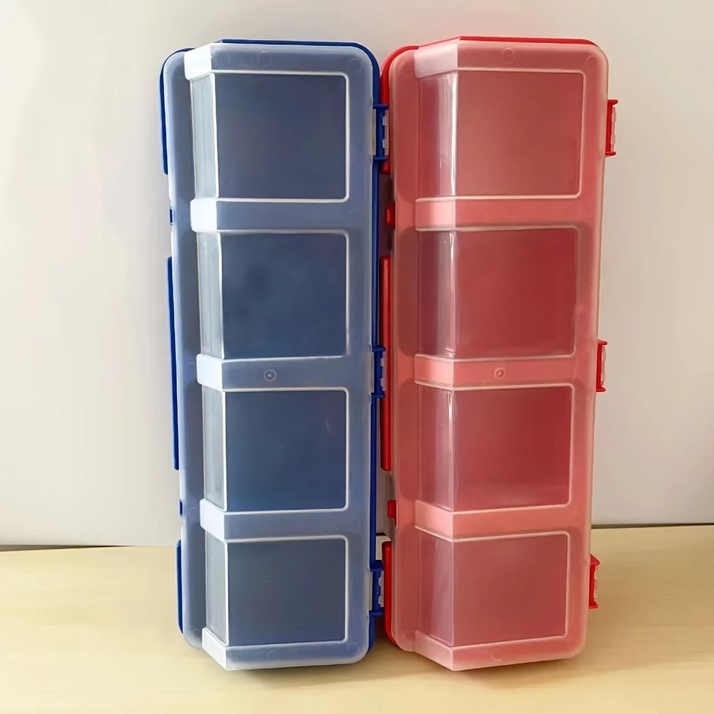 Multi Compartment Organizer Box For Screws Small Parts Hardware And Jewelry Storage Case 3