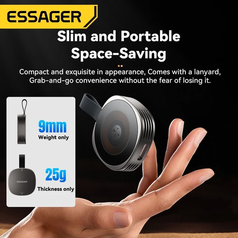 Magnetic Wireless Apple Watch Charger Portable USB C Fast Charging Dock 3