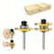Tongue And Groove Router Bit Set 8mm Shank Woodworking Joint Assembly Cutter 3