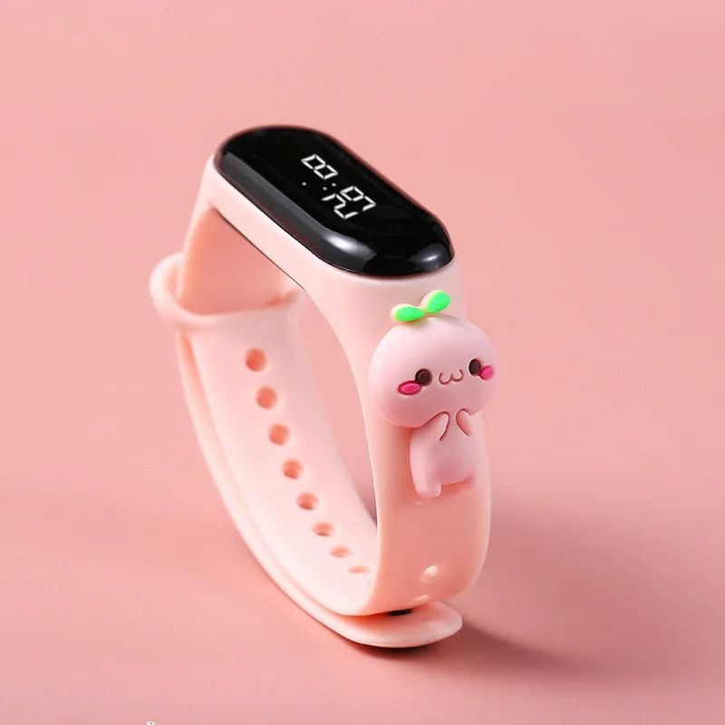 Cartoon Kids LED Watch Touch Screen Waterproof Electronic Bracelet Watch For Children 2