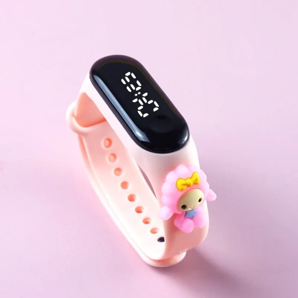 Cartoon Kids LED Watch Touch Screen Waterproof Electronic Bracelet Watch For Children 9