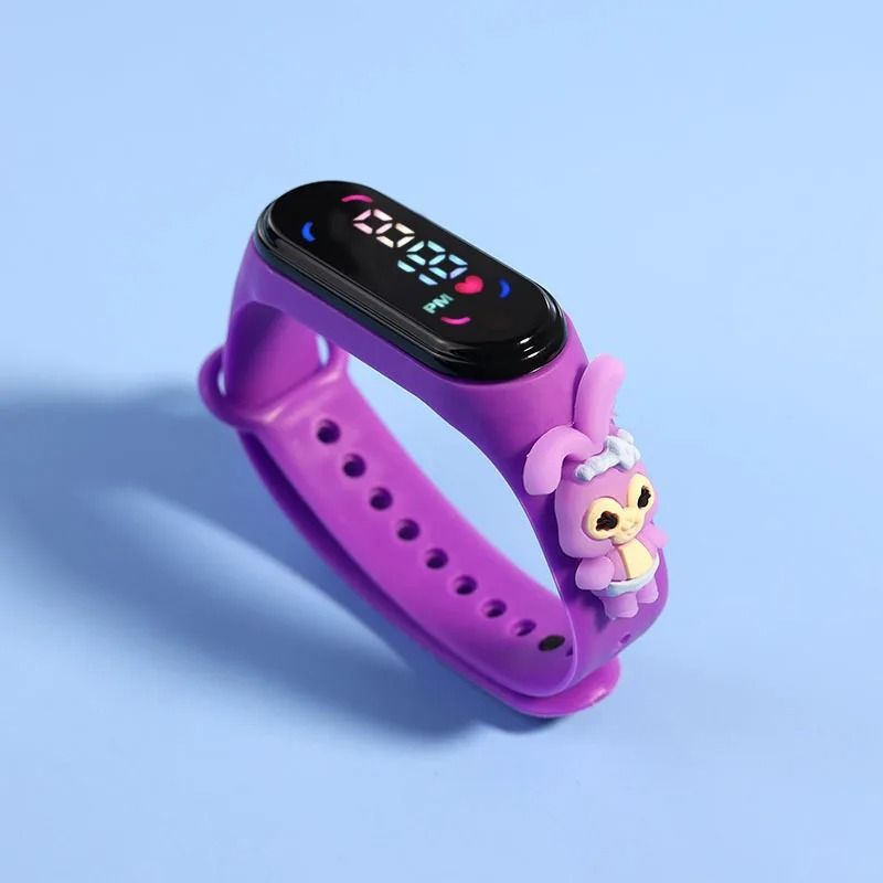 Cartoon Kids LED Watch Touch Screen Waterproof Electronic Bracelet Watch For Children 25