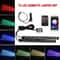 RGB Car Interior LED Lights Music Sync Ambient Lighting Kit With Remote And App Control 3