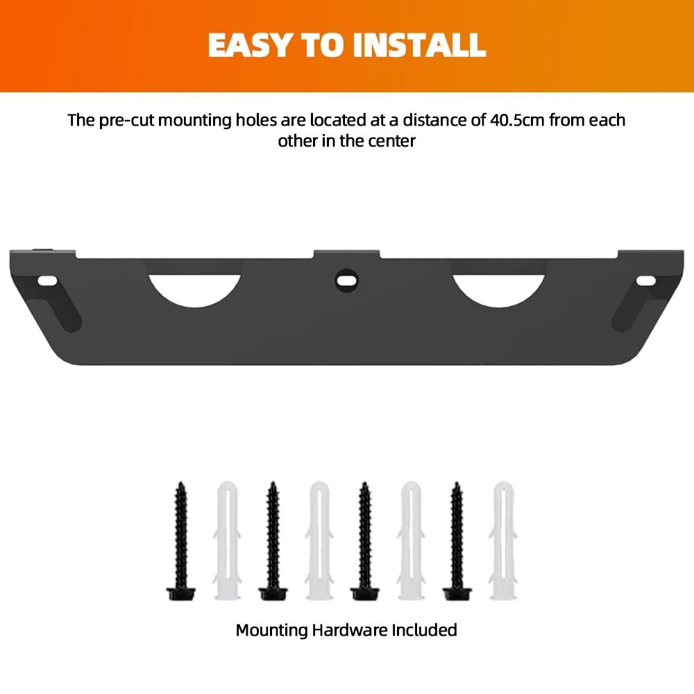 Angle Grinder Holder Wall Mount Metal Tool Rack Power Tool Organizer With Cord Hanger 6