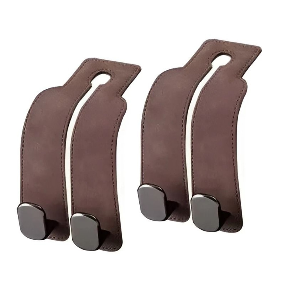 Car Headrest Hook Premium Rear Seat Hanger Dual Car Organizer Hook Heavy Duty 6