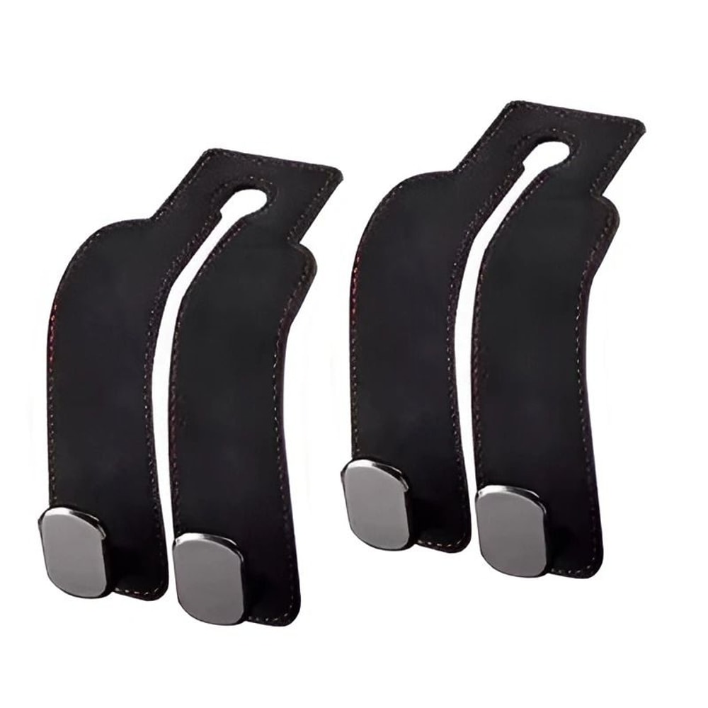 Car Headrest Hook Premium Rear Seat Hanger Dual Car Organizer Hook Heavy Duty 4