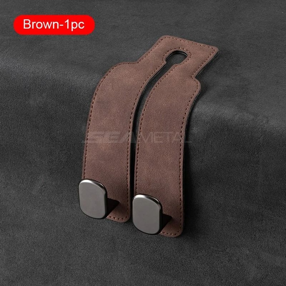 Car Headrest Hook Premium Rear Seat Hanger Dual Car Organizer Hook Heavy Duty 3