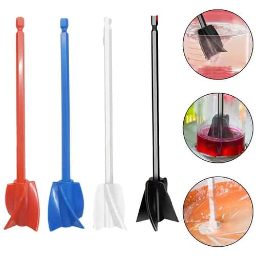 Paint Mixer Drill Attachment Epoxy Resin Mixer Paddle Stirrer Tool for Drill