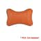 Car Neck Pillow PU Leather Headrest Cushion Soft Car Seat Neck Support 4