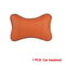 Car Neck Pillow PU Leather Headrest Cushion Soft Car Seat Neck Support 4