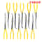 Long Nose Pliers Set Straight And Bent Tip Needle Nose Mechanic Pliers Tool 11