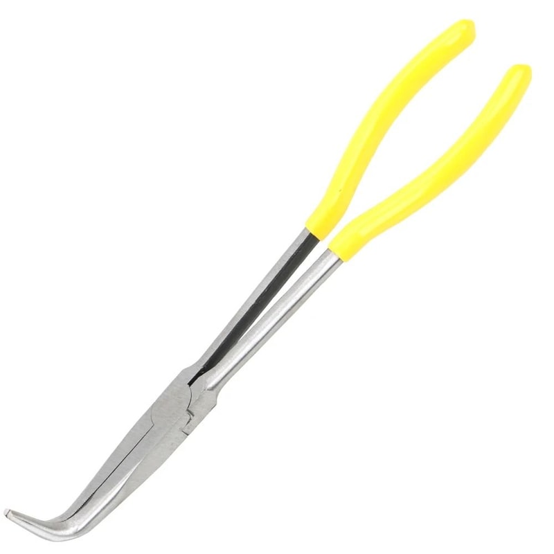 Long Nose Pliers Set Straight And Bent Tip Needle Nose Mechanic Pliers Tool 15