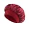 Silk Satin Hair Bonnet For Sleeping Wide Band Protective Sleep Cap For Women 11