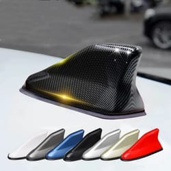 universal carbon fiber shark fin antenna car roof signal booster
