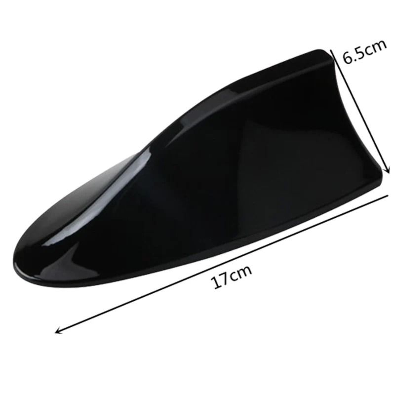 Universal Carbon Fiber Shark Fin Antenna Car Roof Signal Booster 2