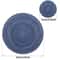 Round Braided Placemats Set With Coasters Heat Resistant Woven Table Mats 6