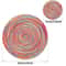 Round Braided Placemats Set With Coasters Heat Resistant Woven Table Mats 3