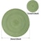 Round Braided Placemats Set With Coasters Heat Resistant Woven Table Mats 2