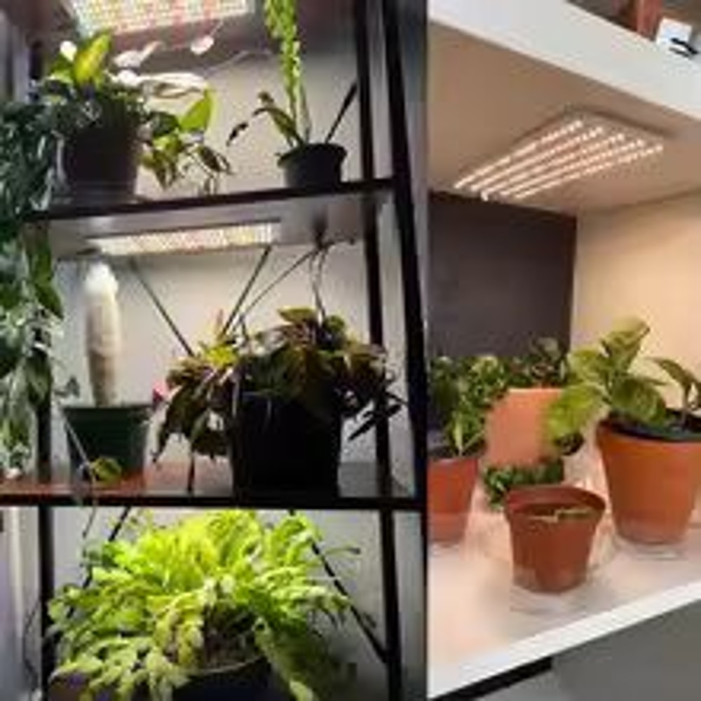 Ultra Thin LED Grow Light Full Spectrum Dimmable Indoor Plant Panel 7