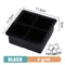 Large Silicone Ice Cube Tray Giant Square Ice Mold For Drinks 1