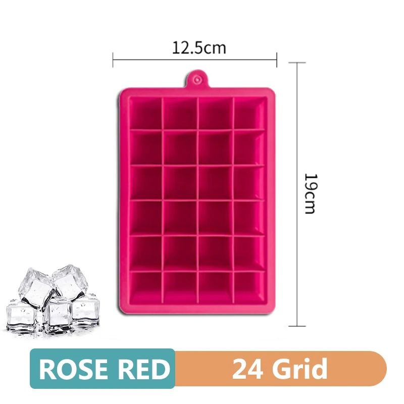 Large Silicone Ice Cube Tray Giant Square Ice Mold For Drinks 9