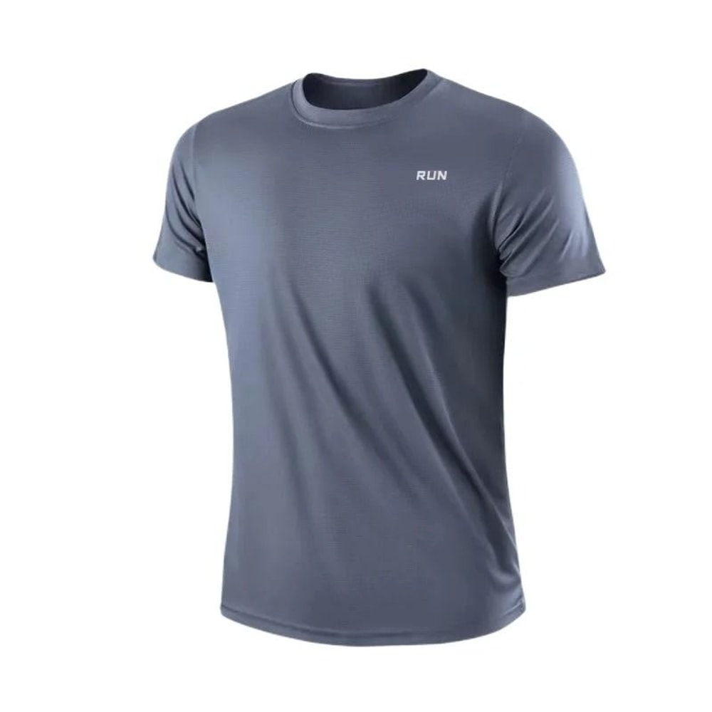 Mens Quick Dry Gym T Shirt Lightweight Moisture Wicking Running Sports Top 8