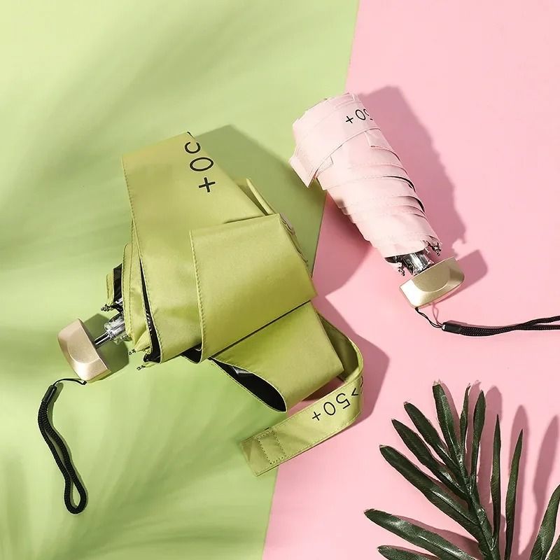 Mini Pocket Umbrella UV Protection Compact Folding Travel Rain And Sun Umbrella 10