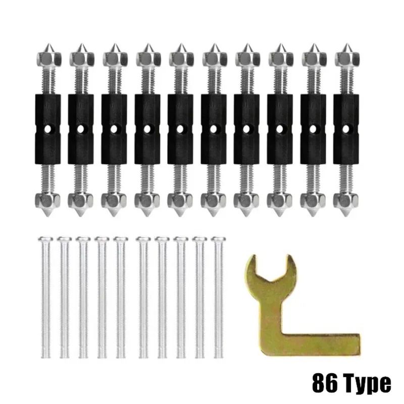 10 Pcs Wall Switch Repair Kit Adjustable Socket Cassette Support Rod Tool Set 1