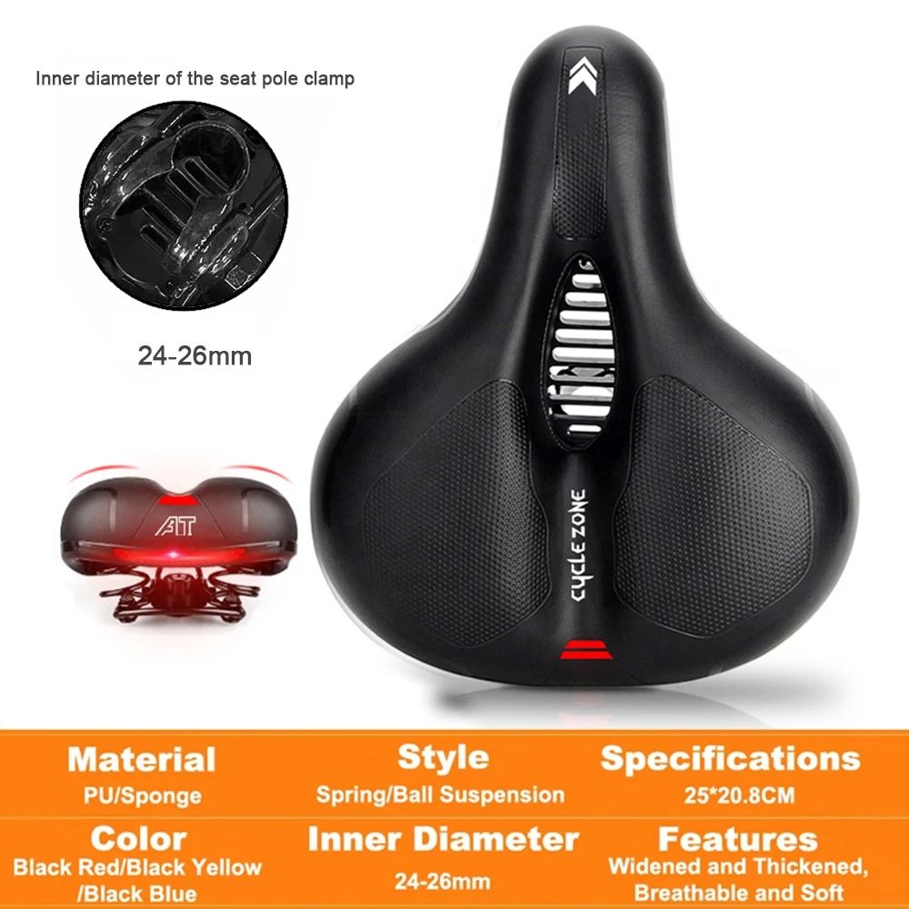Comfortable Bicycle Saddle Shock Absorbing Breathable Bike Seat For MTB And Road Bikes 13