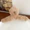 Extra Large Plush Hair Claw Clip Korean Style Soft Hair Clip For Thick Hair 5