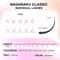 Premium Faux Mink Eyelash Extensions Set Natural Individual Lash Extensions 16 Rows 5