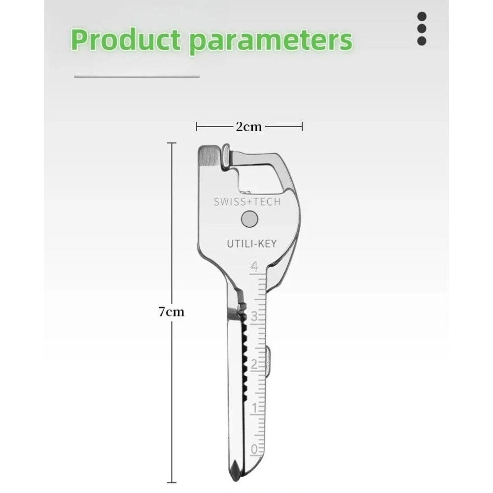6 In 1 Multi Tool Keychain EDC Pocket Tool With Screwdriver Opener And Mini Pliers 1