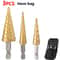 Titanium Coated Step Drill Bit Cone Drill Bit For Metal Wood Hole Enlarging Tool 3