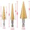 Titanium Coated Step Drill Bit Cone Drill Bit For Metal Wood Hole Enlarging Tool 5