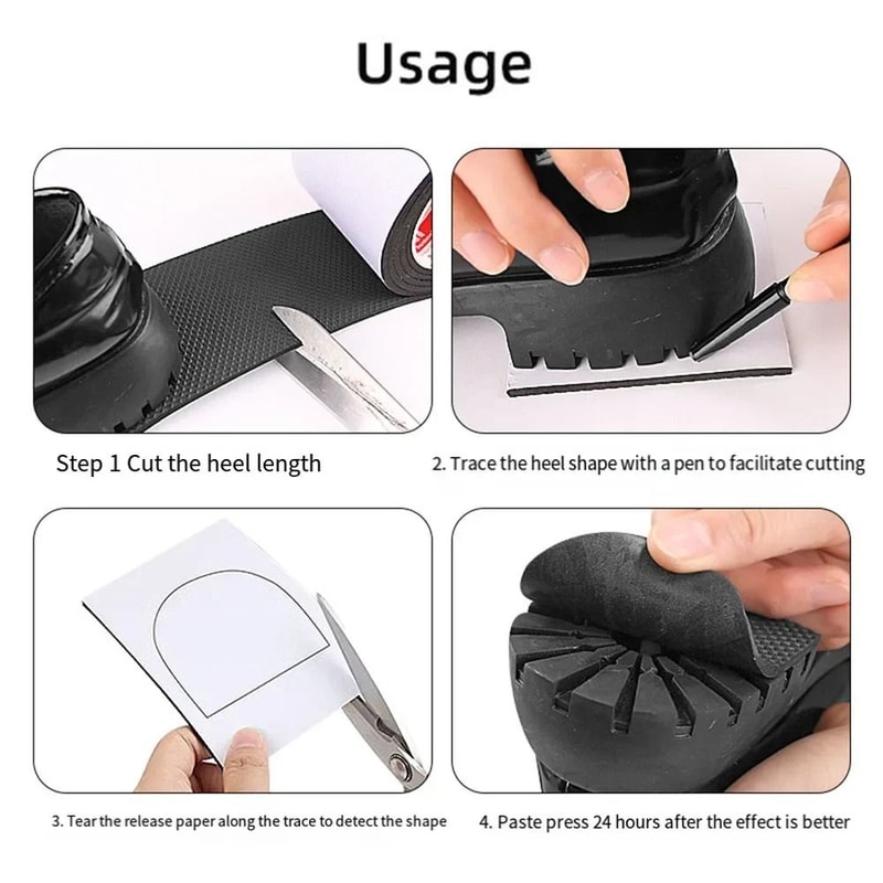 Anti Slip Shoe Pads Non Slip Sole Stickers Silent Shoe Grip Protectors For Men And Women 7