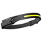 Rechargeable LED Headlamp Motion Sensor COB Headlight Hands Free Flashlight 0