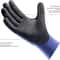 PU Coated Work Gloves Ultra Thin Grip Safety Gloves With Nylon Shell 3 Pair Set 5