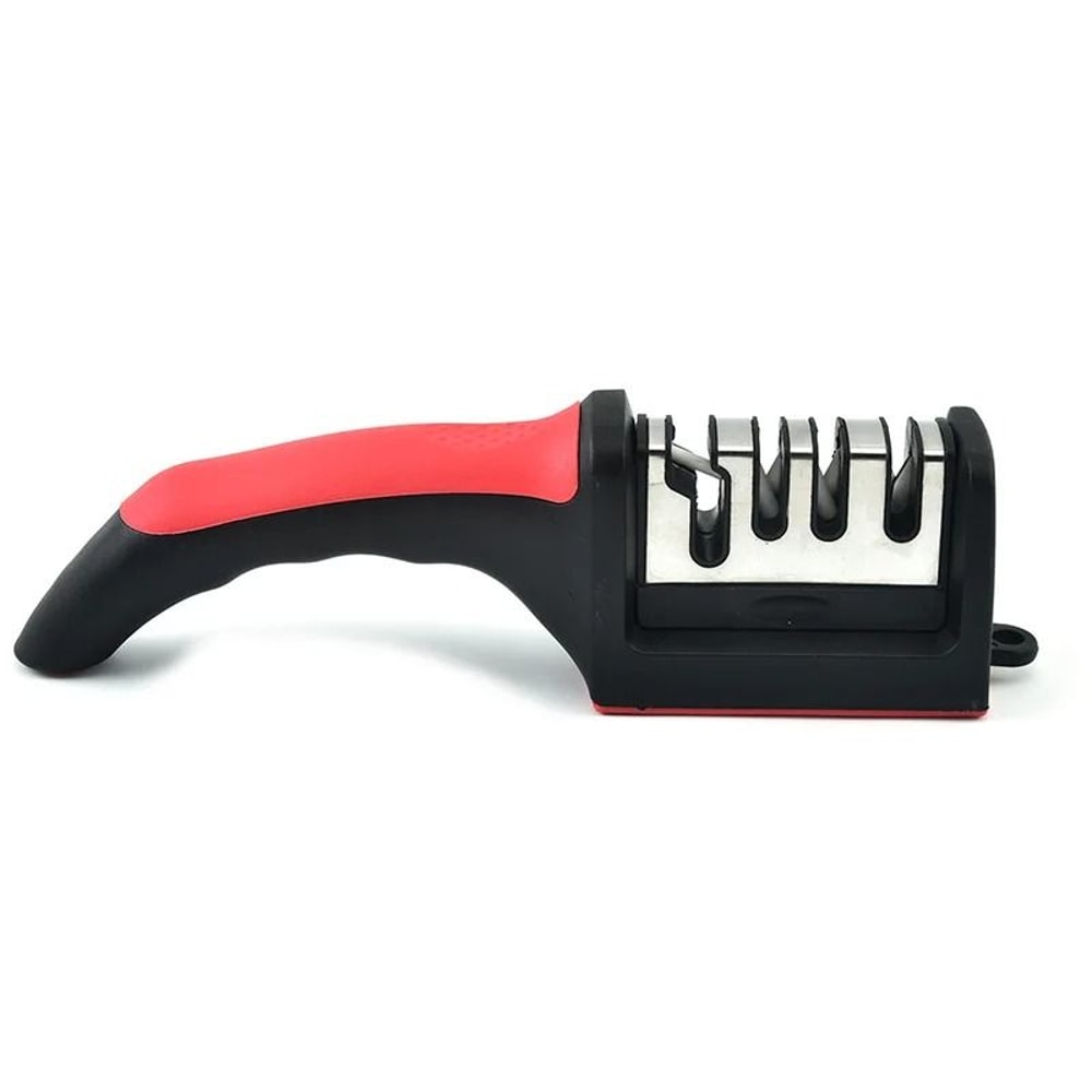Kitchen Knife Sharpener Multi Stage Manual Knife Sharpening Tool For Home Use 5