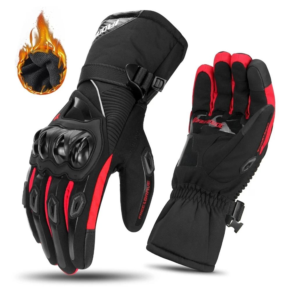 Motorcycle Gloves Waterproof Winter Riding Gloves With Touch Screen And Windproof Protection 10