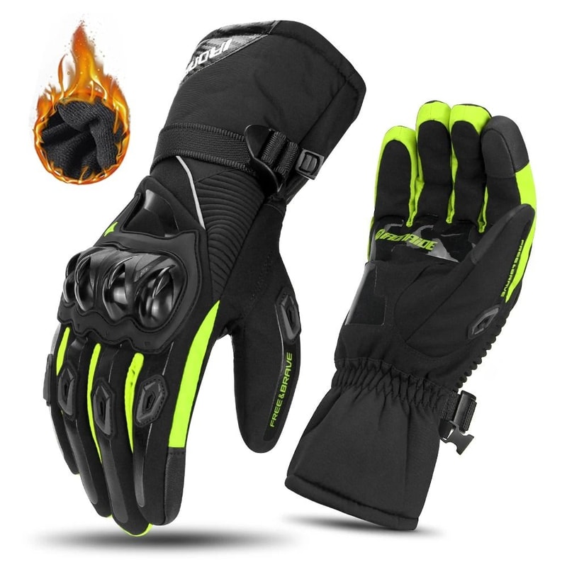 Motorcycle Gloves Waterproof Winter Riding Gloves With Touch Screen And Windproof Protection 2