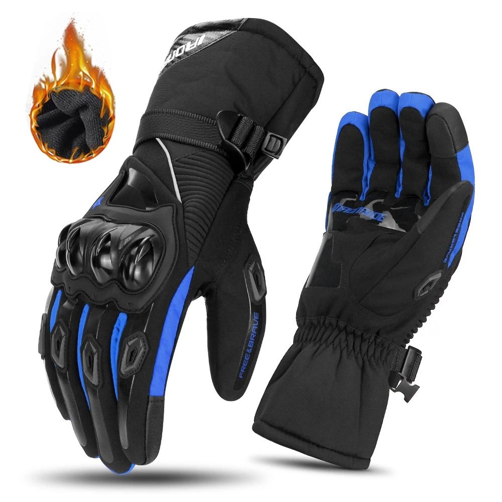 Motorcycle Gloves Waterproof Winter Riding Gloves With Touch Screen And Windproof Protection 3