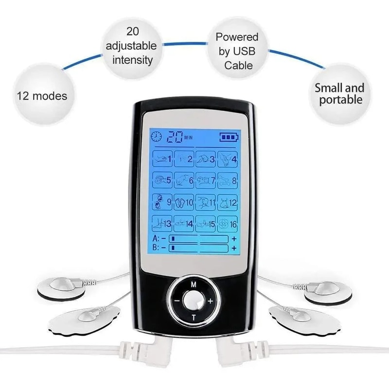TENS EMS Muscle Stimulator Electric Muscle Massager For Pain Relief And Therapy 4
